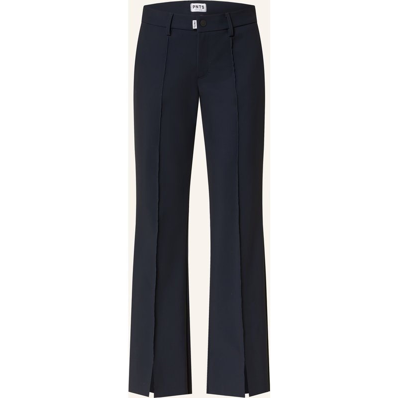 Pnts Marlenehose The Baggy Pleat blau