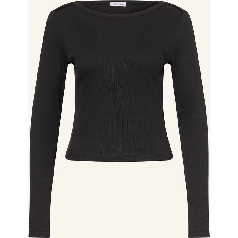 Mrs & Hugs Longsleeve schwarz
