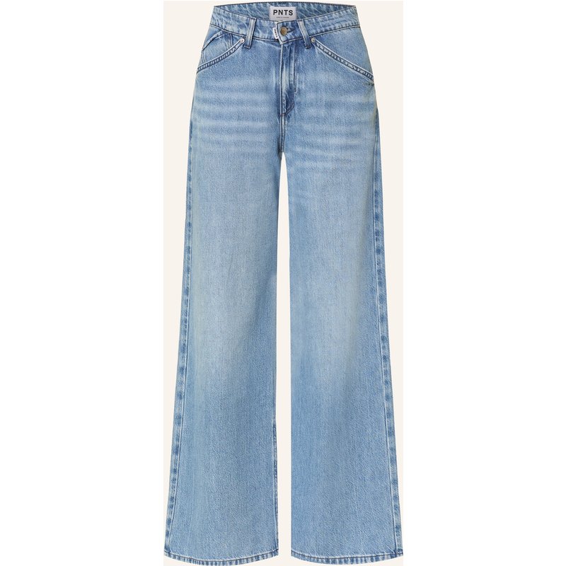 Pnts Wide Leg Jeans The Raver blau