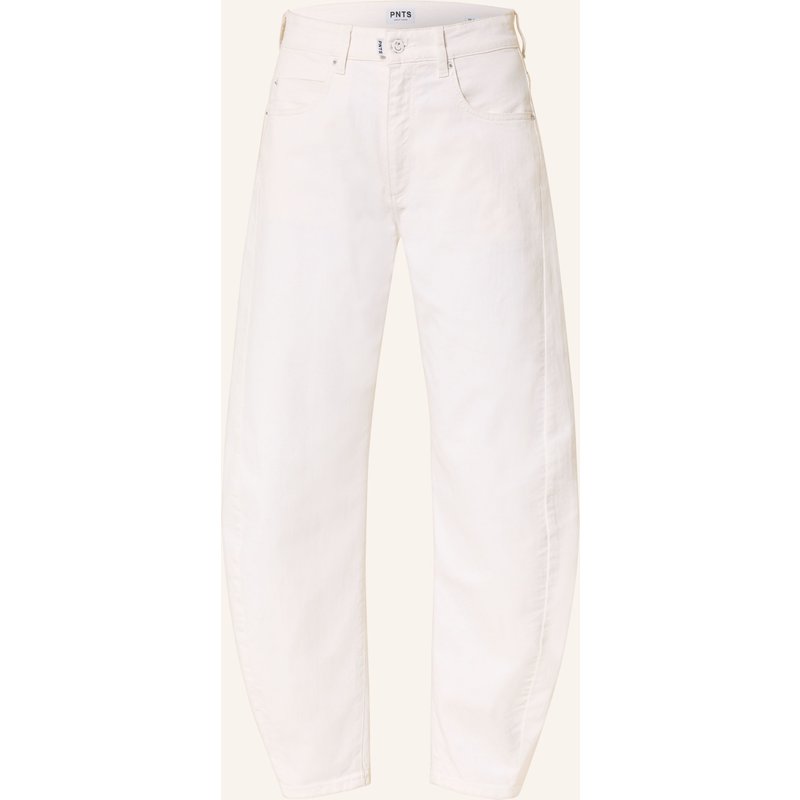 Pnts Barrel Jeans The O Shape weiss