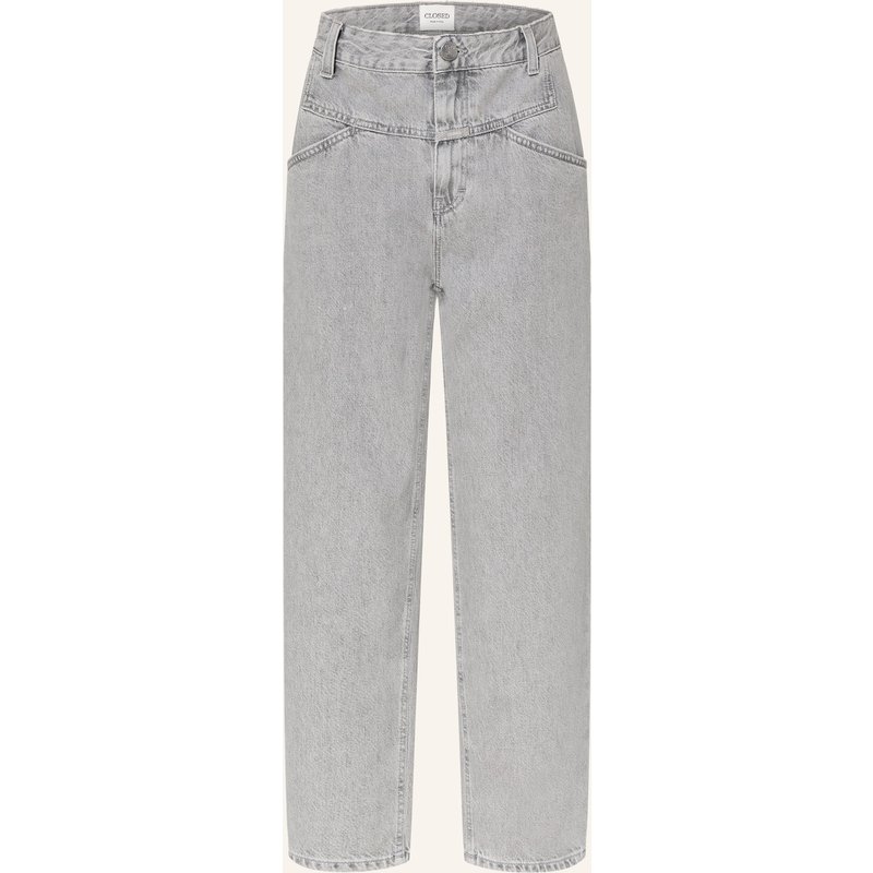 Closed Cropped Jeans Stover-X grau