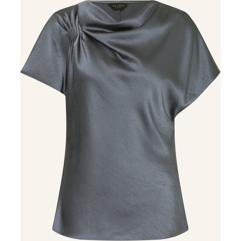 Ted Baker Blusenshirt Cammilo Aus Satin grau