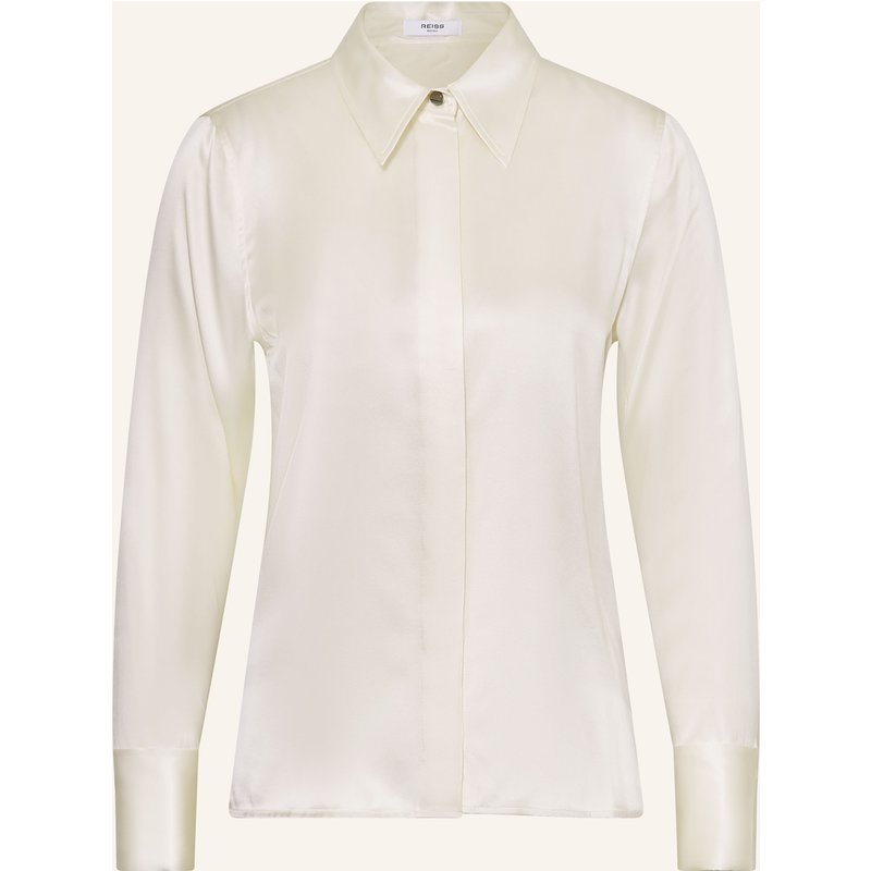 Reiss Hemdbluse Ameira Aus Seide weiss