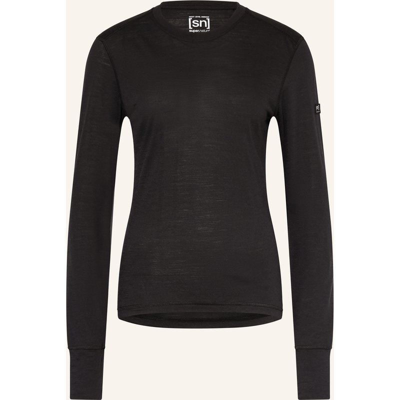 Super.Natural Longsleeve Sierra Mit Merinowolle schwarz
