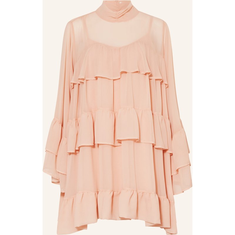 Gestuz Kleid Gzchiffany Mit Volants rosa