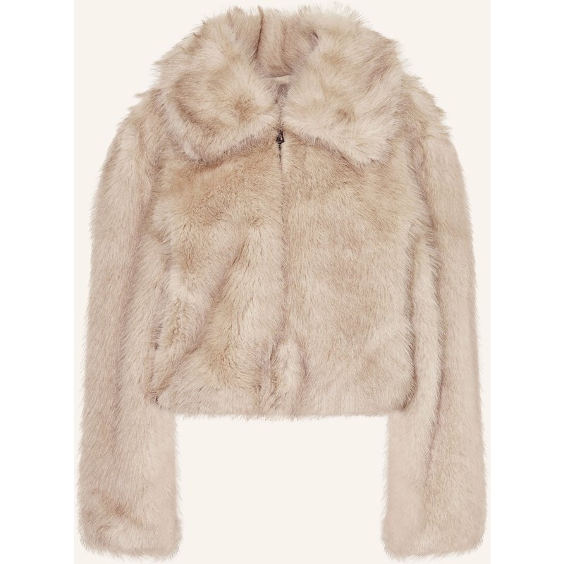The Frankie Shop Kunstfell-Jacke Hope weiss