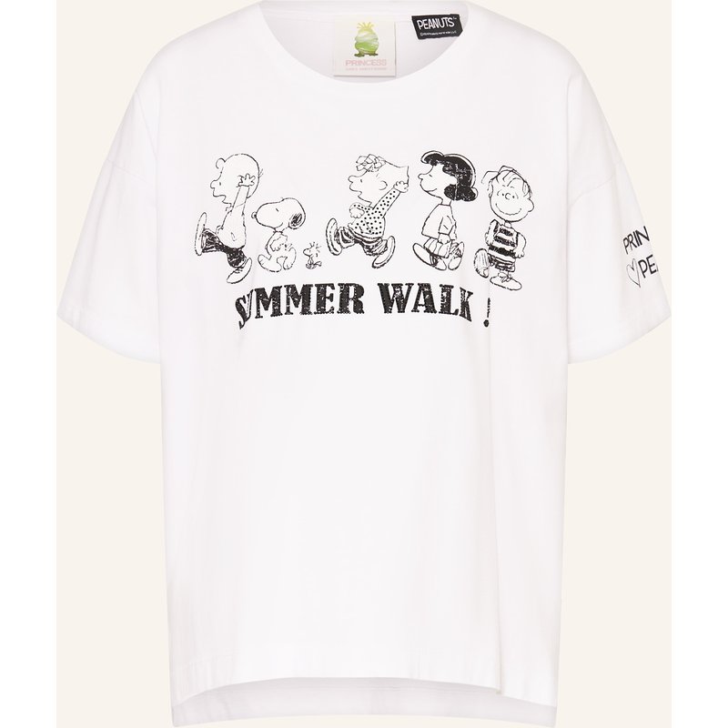 Princess Goes Hollywood T-Shirt Mit Schmucksteinen weiss