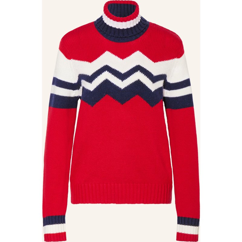Lilienfels Rollkragenpullover Aus Merinowolle rot