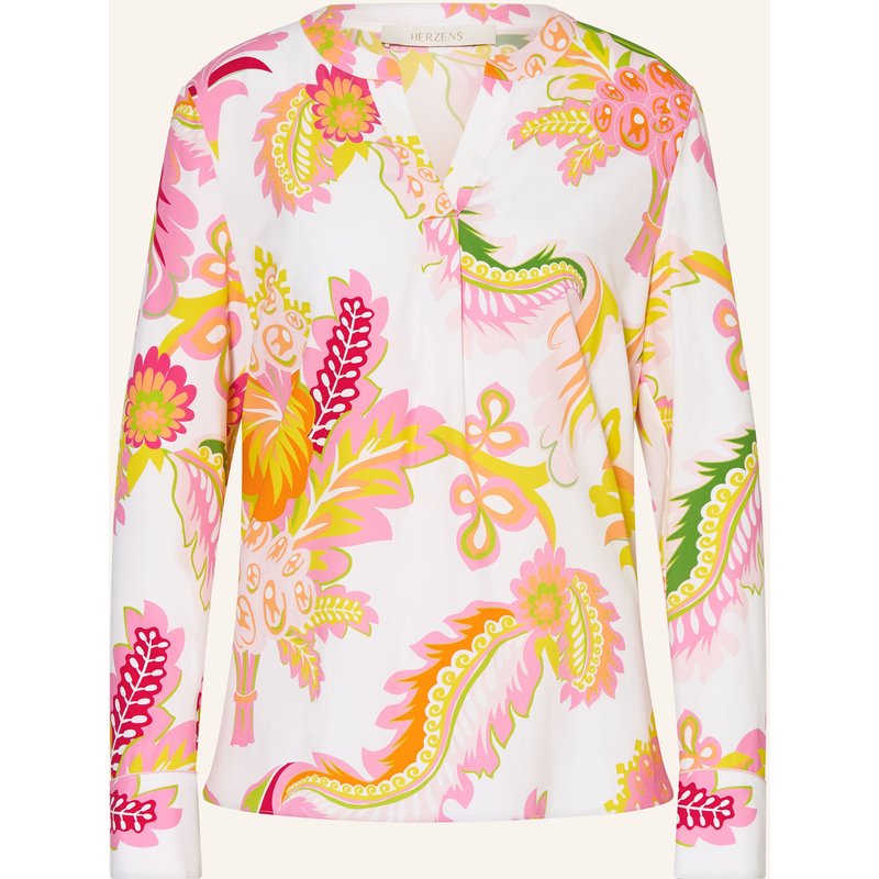 Herzens Blusenshirt Aus Seide pink