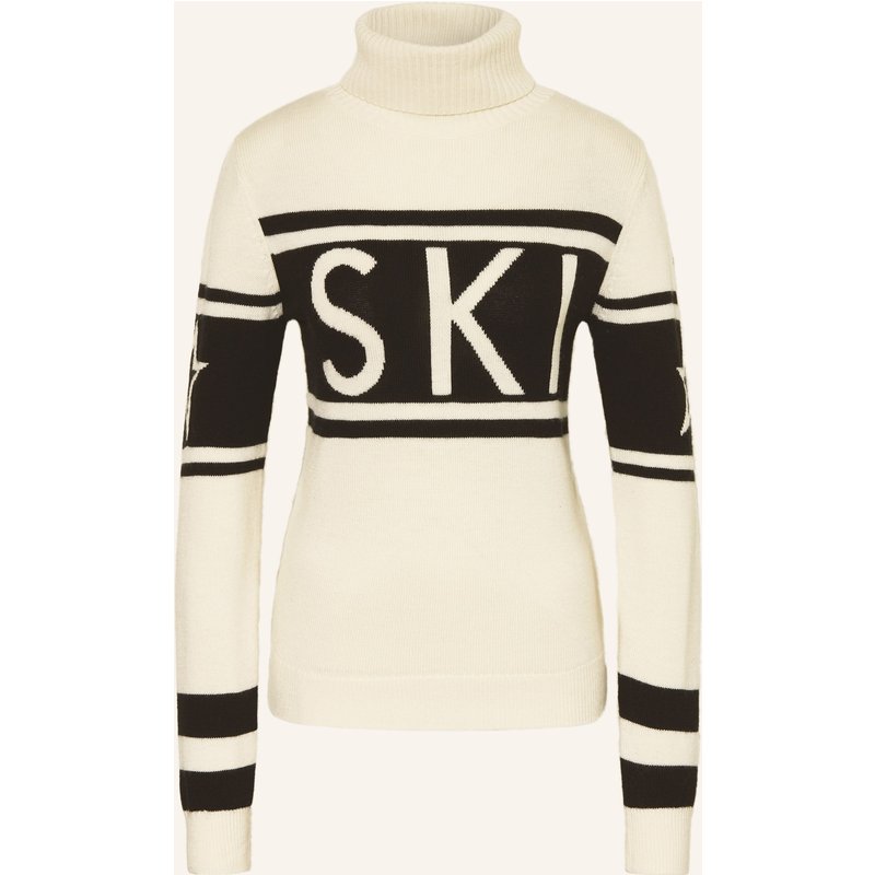 Perfect Moment Pullover Schild Aus Merinowolle weiss