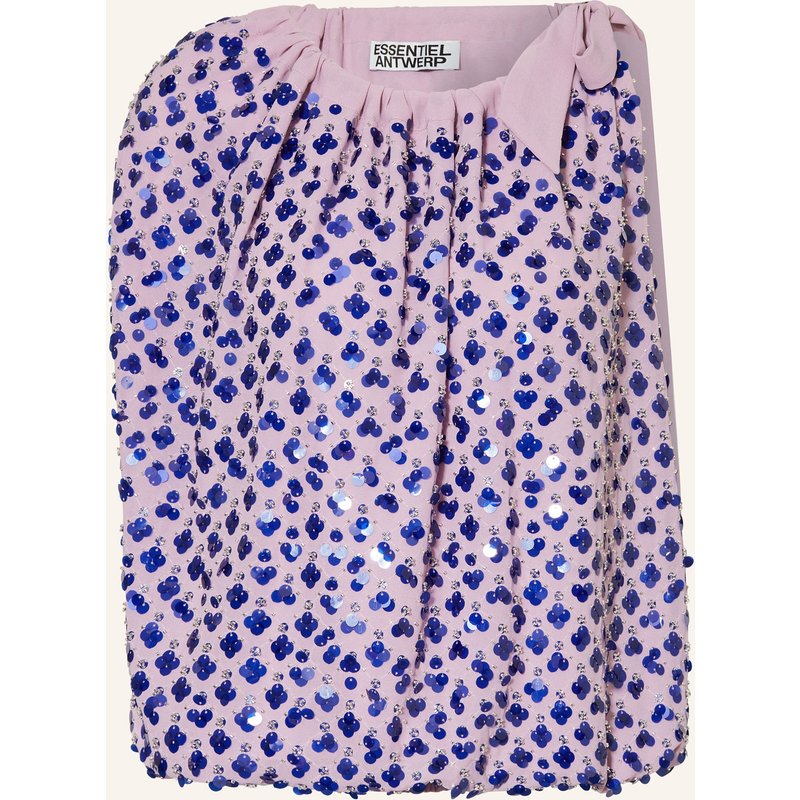 Essentiel Antwerp Blusentop Jocelyn Mit Pailletten lila