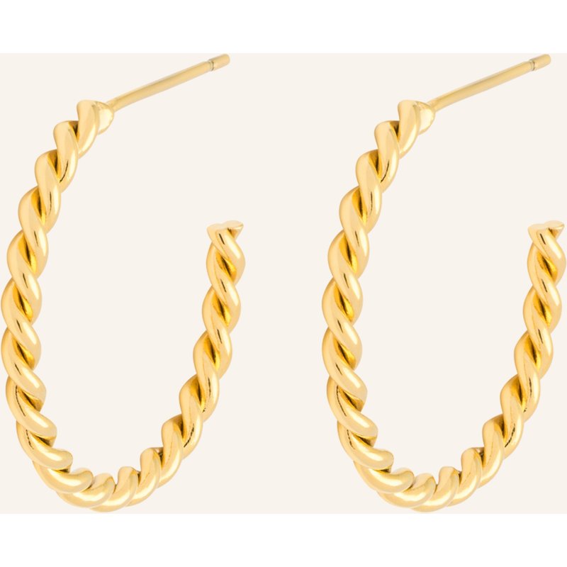 Lulu Copenhagen Creolen Twisted Hoops gold