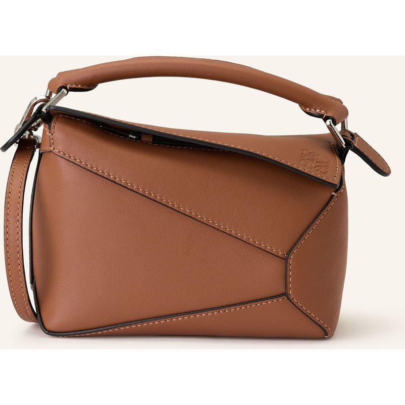 Loewe Handtasche Puzzle Edge Mini braun