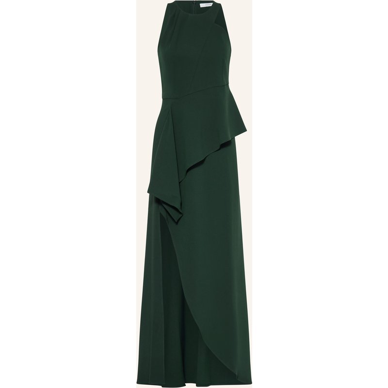 Reiss Kleid Gabriella Mit Volants gruen