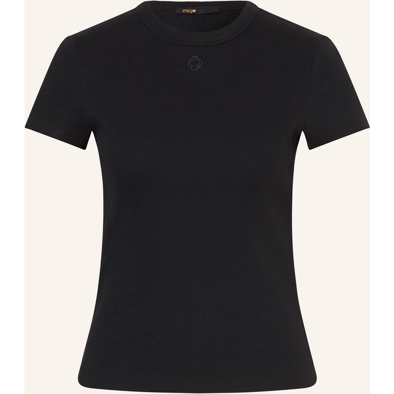 Maje T-Shirt schwarz