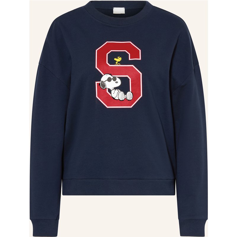 Mey Schlafshirt Serie Mey × Peanuts blau