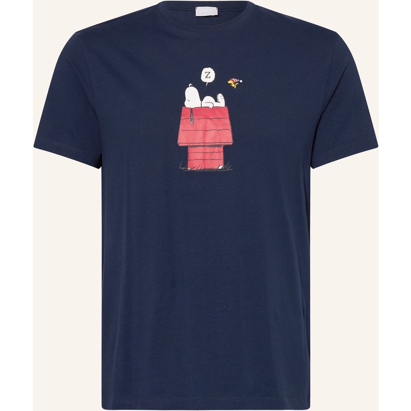 Mey Schlafshirt Serie Mey X Peanuts blau