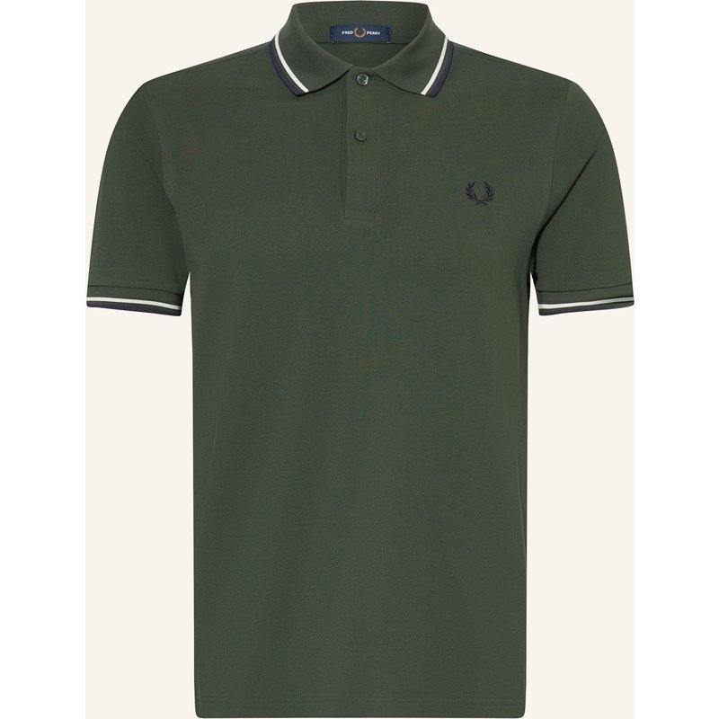 Fred Perry Piqué-Poloshirt gruen