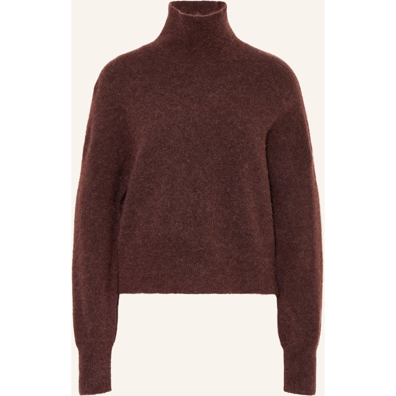 Samsøe Samsøe Rollkragenpullover Nola Mit Alpaka braun