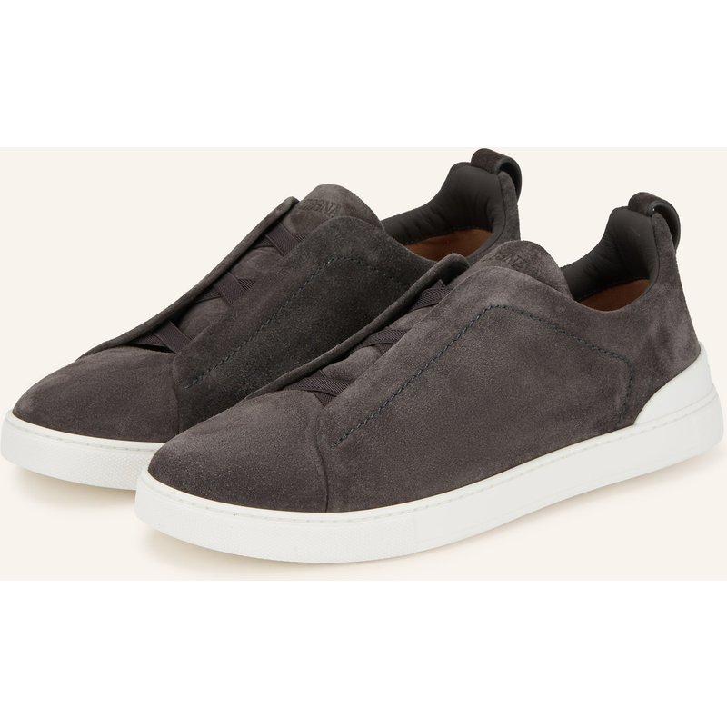 Zegna Slip-On-Sneaker Triple Stitch™ schwarz