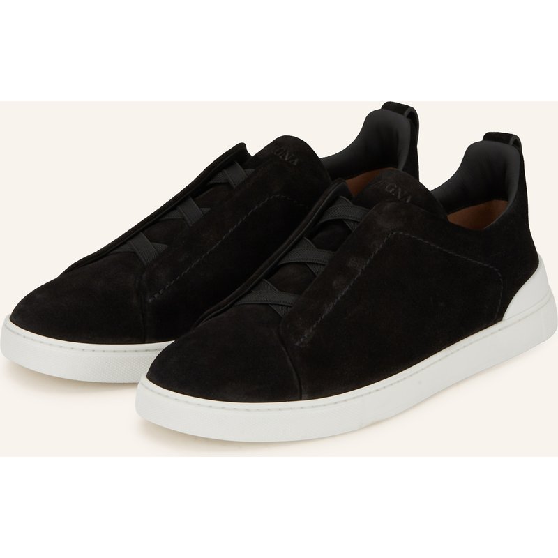 Zegna Slip-On-Sneaker Triple Stitch™ schwarz