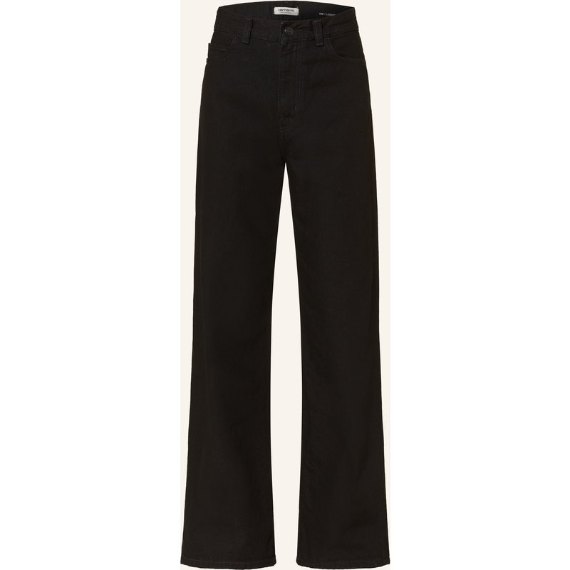 Carhartt Wip Flared Jeans Jane schwarz