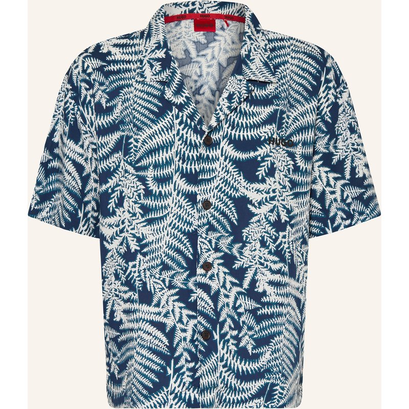 Hugo Resorthemd Relaxed Fit blau