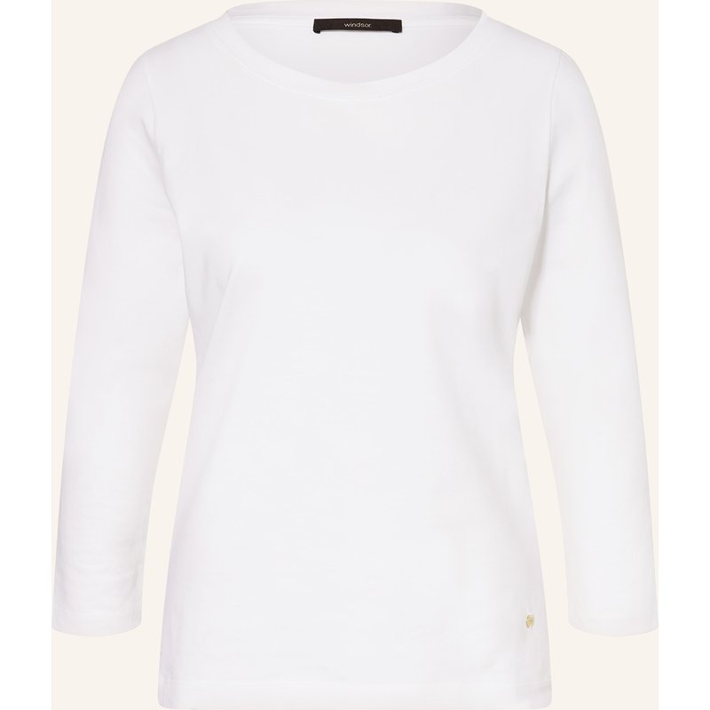 Windsor. Shirt Mit 3/4-Arm weiss