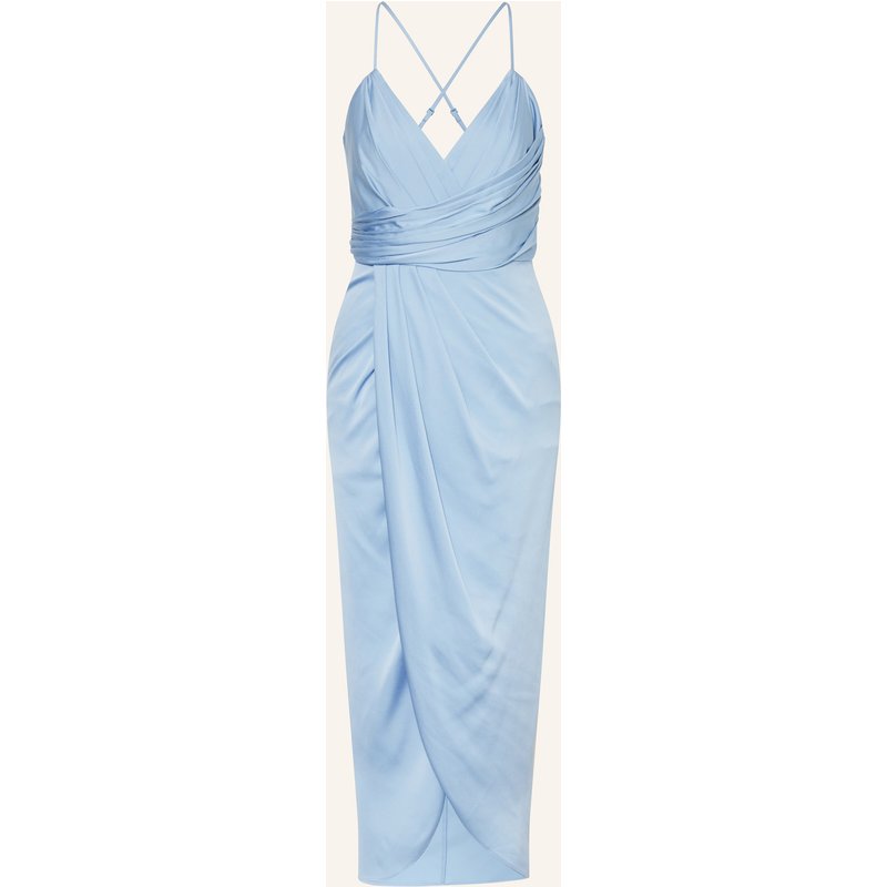 V By Vera Mont Cocktailkleid Aus Satin blau