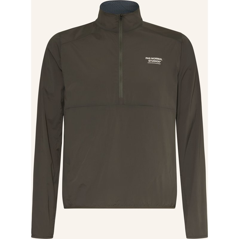 Pas Normal Studios Laufjacke Balance Half Zip gruen