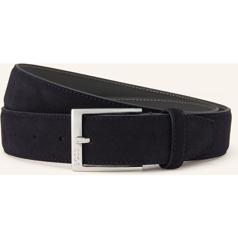 Boss Ledergürtel Elloy blau
