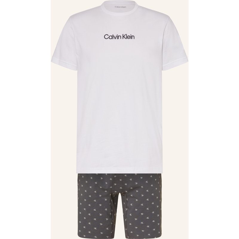 Calvin Klein Shorty-Schlafanzug weiss