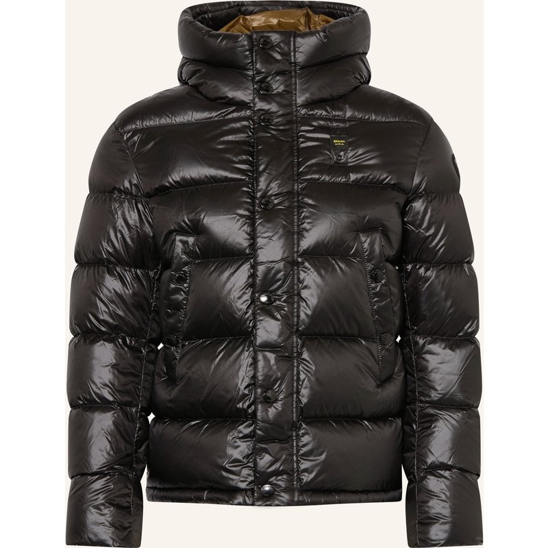Blauer Daunenjacke Clipper schwarz