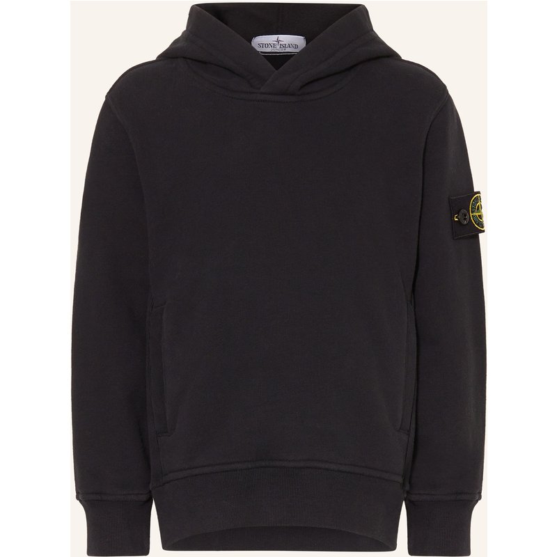 Stone Island Junior Hoodie schwarz