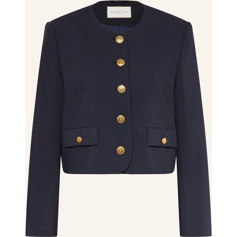 Seductive Kastenjacke Catherine blau