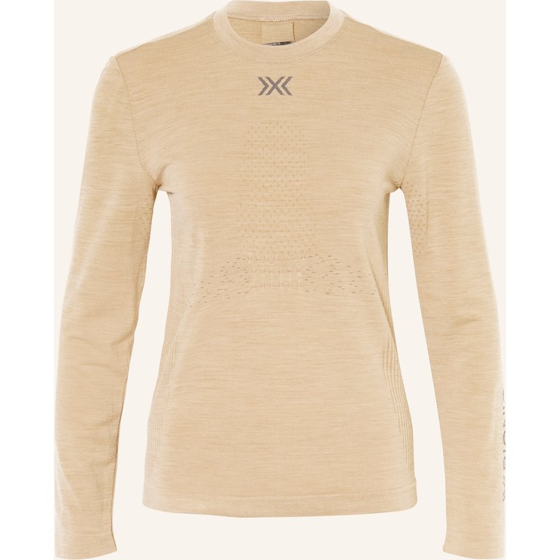 X-Bionic Funktionsshirt Mightywool Mit Merinowolle beige
