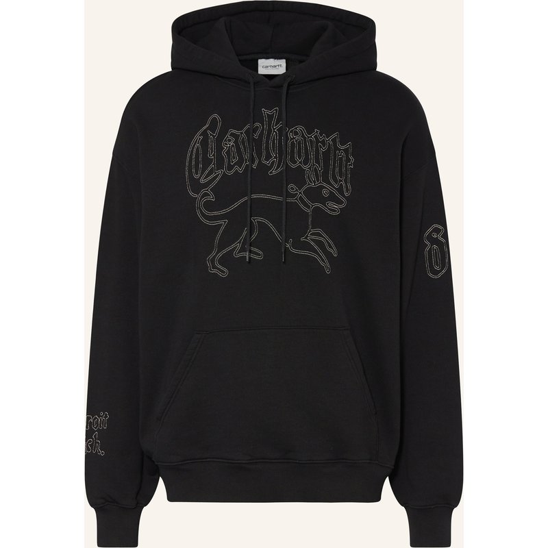 Carhartt Wip Hoodie Hackwork schwarz