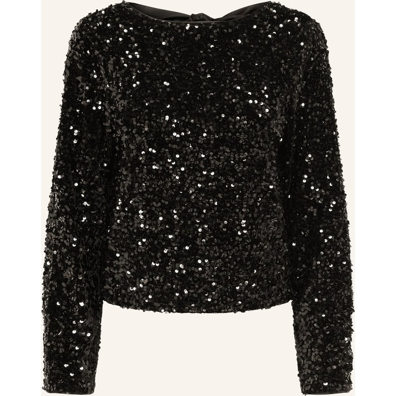 Only Longsleeve Mit Pailletten schwarz