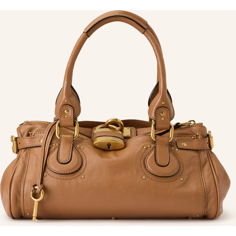 Chloé Schultertasche Paddington braun