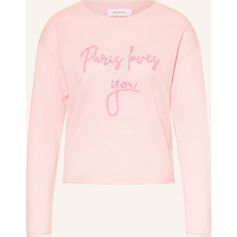 Darling Harbour Cashmere-Pullover rosa