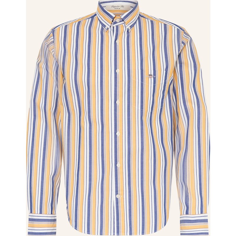 Gant Hemd Regular Fit gelb