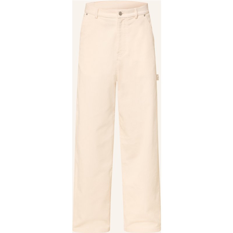 Drôle De Monsieur Cordhose Oversized Fit weiss