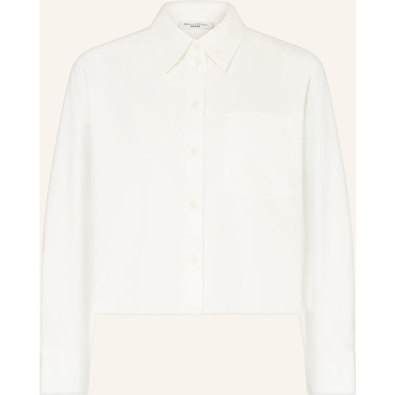 Marc O'polo Denim Hemdbluse weiss