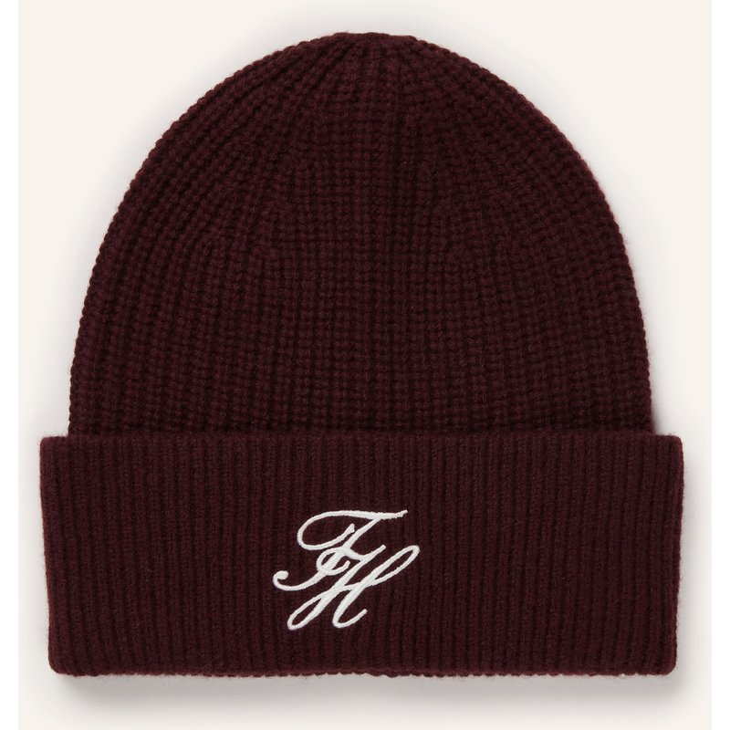 Tommy Hilfiger Mütze Mit Cashmere rot