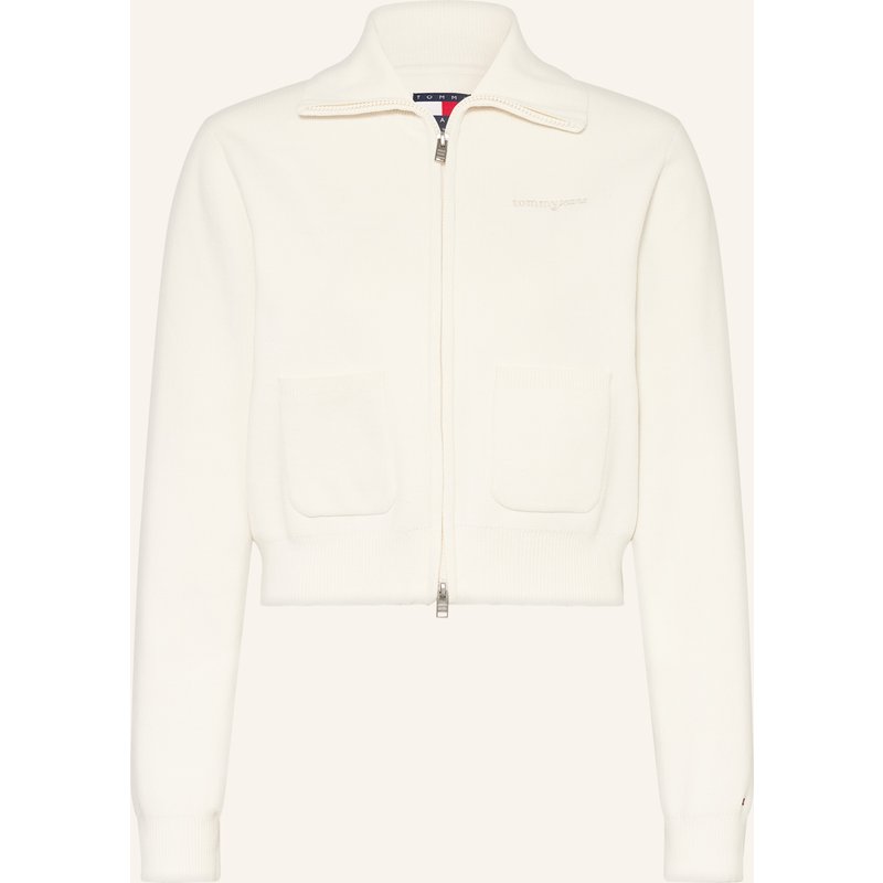Tommy Jeans Strickjacke weiss