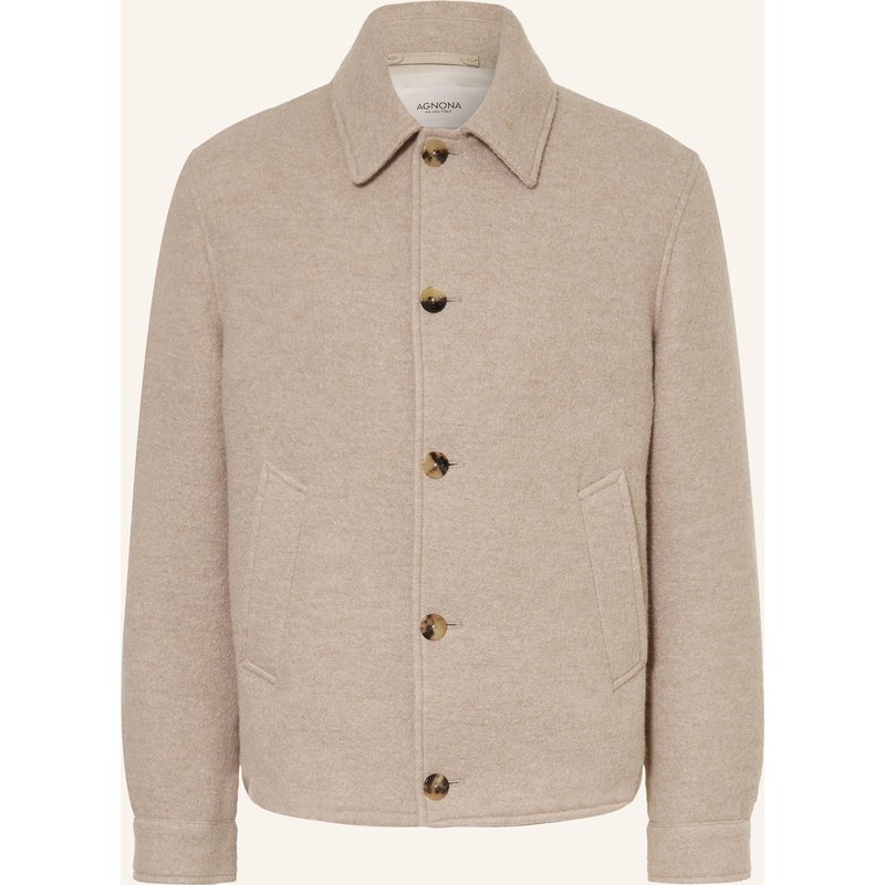 Agnona Alpaka-Blouson beige