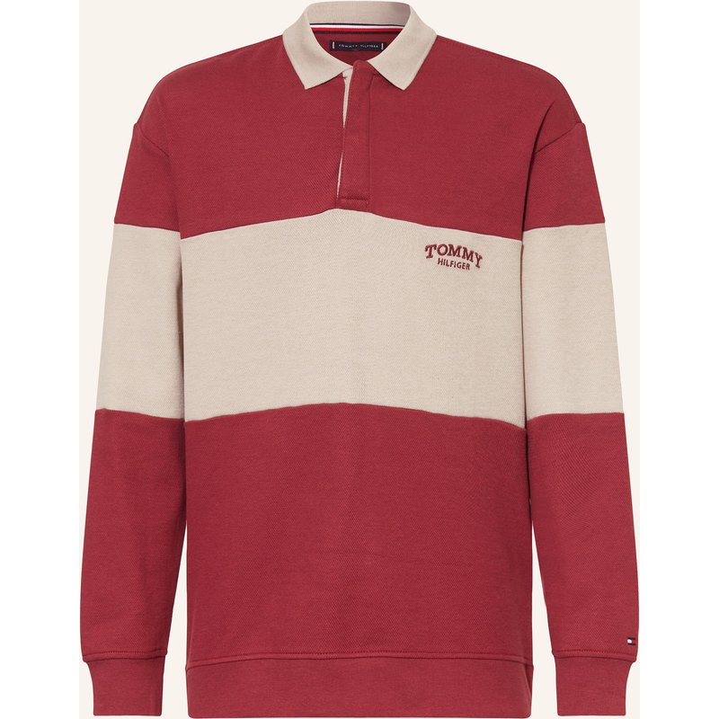 Tommy Hilfiger Piqué-Poloshirt rot