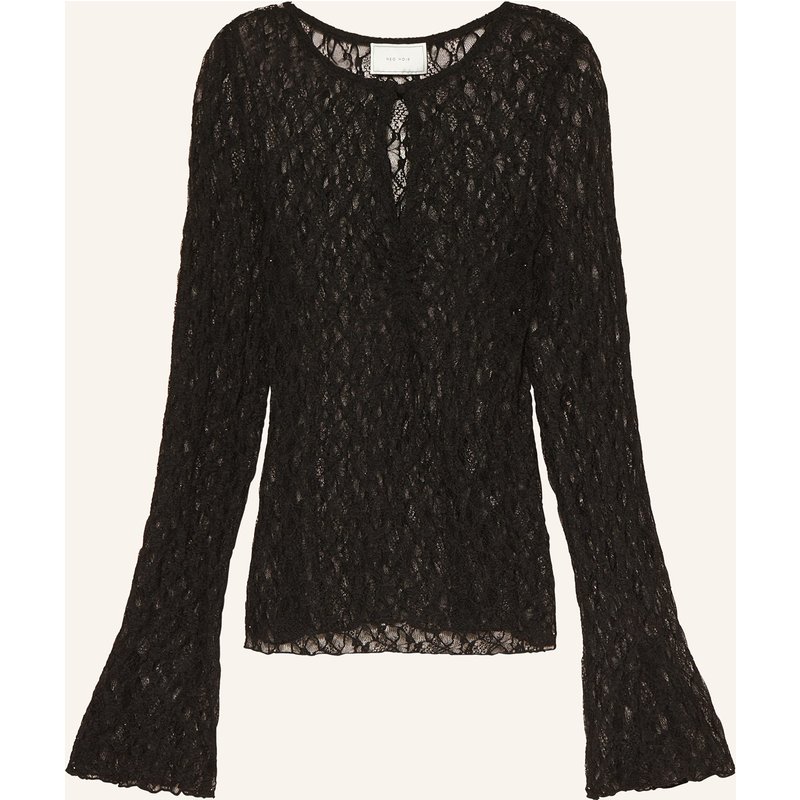 Neo Noir Blusenshirt Matria Aus Spitze schwarz