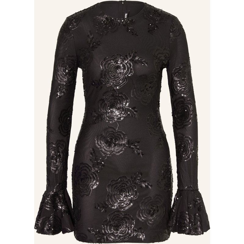 Rotate Cocktailkleid Mit Pailletten schwarz