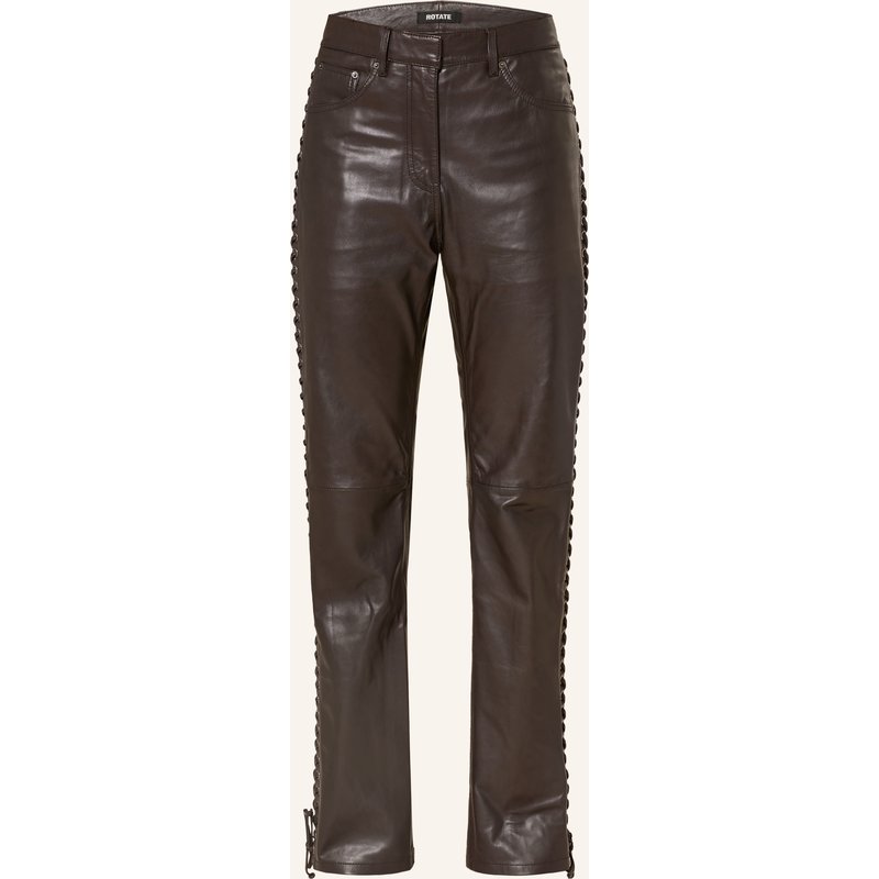 Rotate Lederhose braun